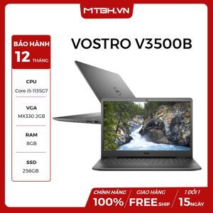 Laptop Dell Vostro 3500 V3500B - Intel Core i5-1135G7, 8GB RAM, SSD 256GB, Intel Iris Xe Graphics + Nvidia GeForce MX330 2GB GDDR5, 15.6 inch