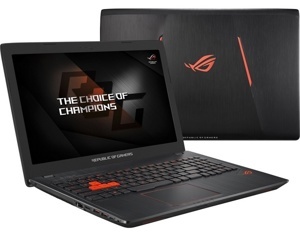 Laptop Gaming Asus ROG Strix GL553VE-FY096  - Intel Core i7-7700HQ, RAM 16GB, HDD 1TB, Intel VGA NVIDIA GeForce GTX 1050Ti, 15.6 inches