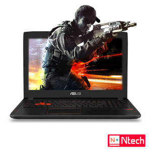 Laptop Gaming Asus ROG Strix GL753VE-GC059 - Intel Core i7-7700HQ, RAM 8GB, HDD 1TB, Intel VGA NVIDIA GeForce GTX 1050Ti, 17.3 inches