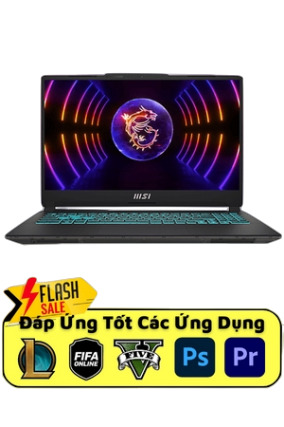 Laptop Gaming MSI Cyborg 15 A12VE 412VN - Intel Core i5 12450H, RAM 8GB, 512GB SSD, Nvidia Geforce RTX 4050,  15.6 inch