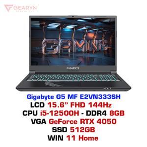 Laptop Gigabyte G5 MF-E2VN333SH - Intel Core i5-12500H, 8GB RAM, SSD 512GB, NVidia Geforce RTX 4050 6GB GDDR6, 15.6 inch