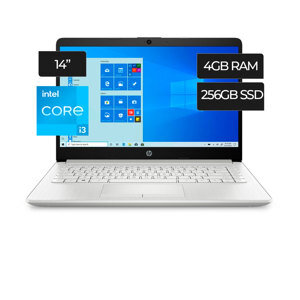 Laptop HP 14-dq2039ms - Intel Core i3-1115G4, 8GB RAM, SSD 256GB, Intel UHD Graphics, 14 inch