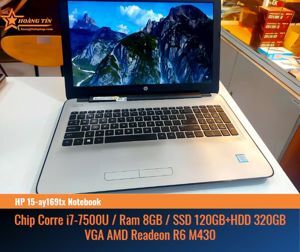 Laptop HP 15 AY169TX (Z6X61PA) - Intel Kaby Lake Core i7 7500U, RAM 8GB, 1TB, Radeon R7 M340 2GB 9126F