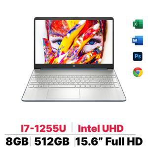 Laptop HP 15s-fq5146TU 7C0R9PA - Intel Core i7-1255U, 8GB RAM, SSD 512GB, Intel Iris Xe Graphics, 15.6 inch