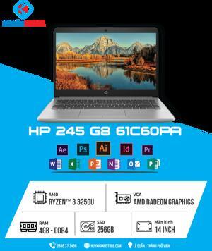 Laptop HP 245 G8 61C60PA - AMD Ryzen 3-3250U, 4GB RAM, SSD 256GB, AMD Radeon Graphics, 14 inch