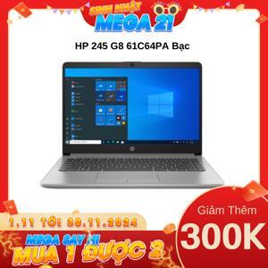 Laptop HP 245 G8 61C64PA - AMD Ryzen R5 5500U, 4GB RAM, SSD 256GB, AMD Radeon Graphics, 14 inch