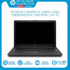 Laptop HP 250 G7 15H40PA - Intel Core i3-1005G1, 4GB RAM, SSD 256GB, Intel UHD Graphics, 15.6 inch