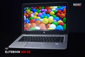 Laptop HP EliteBook 840-G3 - Intel Core i7-6600U, Ram 8GB, SSD 256GB, VGA Intel Graphic HD 520, 14 inch