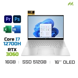 Laptop HP Envy 16-h0207TX 7C0T4PA - Intel Core i7-12700H, 16GB RAM, SSD 512GB, Nvidia GeForce RTX 3060 6GB GDDR6, 16 inch