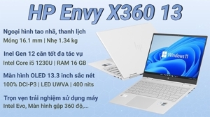 Laptop HP Envy X360 13-bf0095TU 76B15PA - Intel core i5-1230U, 16GB RAM, SSD 512GB, Intel Iris Xe Graphics, 13.3 inch