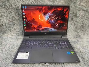 Laptop HP Gaming Victus 15-fa0031dx - Intel core i5-12450H, 8GB RAM, SSD 512GB, Nvidia GeForce GTX 1650 4GB GDDR6, 15.6 inch