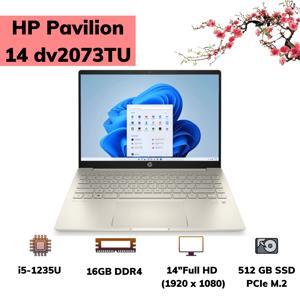 Laptop HP Pavilion 14-dv2073TU 7C0P2PA - Intel Core i5-1235U, 16GB RAM, SSD 512GB, Intel Iris Xe Graphics, 14 inch