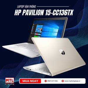 Laptop HP Pavilion 15-cc136TX 3CH62PA - Intel core i5, 4GB RAM, HDD 1TB, NVIDIA GeForce 940MX 2GB, 15.6 inch