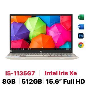 Laptop HP Pavilion 15-eg0505TU 46M02PA - Intel Core i5-1135G7, 8Gb RAM, SSD 512Gb, Intel Iris Xe Graphics, 15.6 inch