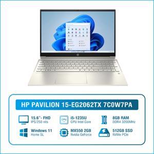 Laptop HP Pavilion 15-eg2062TX 7C0W7PA - Intel Core i5-1235U, 8GB RAM, SSD 512GB, Nvidia GeForce MX550 2GB GDDR6, 15.6 inch