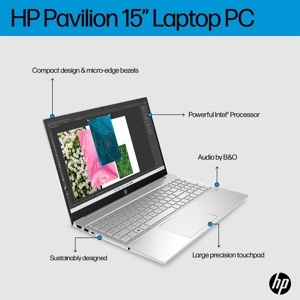 Laptop HP Pavilion 15-eg2085TU 7C0Q7PA - Intel Core i5-1240P, 8GB RAM, SSD 256GB, Intel Iris Xe Graphics, 15.6 inch