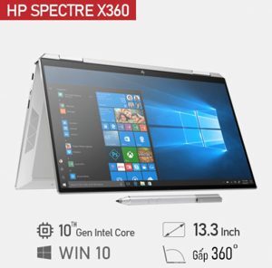 Laptop HP Spectre x360 13-aw0003dx - Intel core i5-1035G4, 8GB RAM, SSD 256GB, Intel Iris Plus Graphics, 13.3 inch