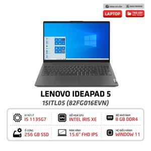 Laptop Lenovo Ideapad 5 15ITL05 82FG016EVN - Intel Core i5-1135G7, 8GB RAM, SSD 256GB, Intel Iris Xe Graphics, 15.6 inch