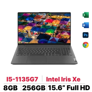 Laptop Lenovo Ideapad 5 15ITL05 82FG016EVN - Intel Core i5-1135G7, 8GB RAM, SSD 256GB, Intel Iris Xe Graphics, 15.6 inch