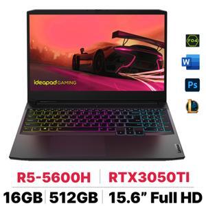 Laptop Lenovo IdeaPad Gaming 3 15ACH6 82K2010GVN - AMD Ryzen 5-5600H, 8GB RAM, SSd 512GB, Nvidia GeForce RTX 3050 Ti 4GB GDDR6, 15.6 inch
