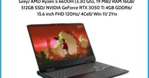 Laptop Lenovo IdeaPad Gaming 3 15IAH7 82SB007LVN - AMD Ryzen 5 6600H, 16GB RAM, SSD 512GB, Nvidia GeForce RTX 3050 Ti 4GB GDDR6, 15.6 inch