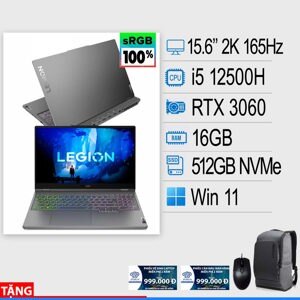 Laptop Lenovo Legion 5 15IAH7H 82RB0048VN - Intel Core i5-12500H, 16GB RAM, SSD 512GB, Nvidia GeForce RTX 3060 6GB GDDR6, 15.6 inch