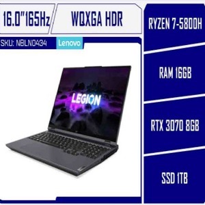 Laptop Lenovo Legion 7 16ACHg6 82N60038VN - AMD Ryzen 7 5800H, 16GB RAM, SSD 1TB, Nvidia GeForce RTX 3060 6GB GDDR6, 16 inch