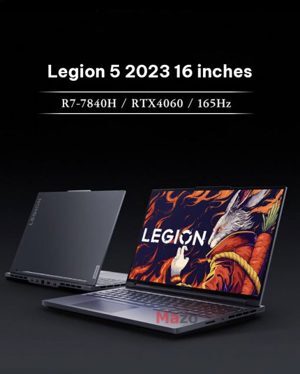 Laptop Lenovo Legion Slim 5 2023 Gen 8 R7000P - AMD Ryzen 7 7840H, 16GB RAM, SSD 1TB, Nvidia Geforce RTX 4060 8GB GDDR6, 16 inch