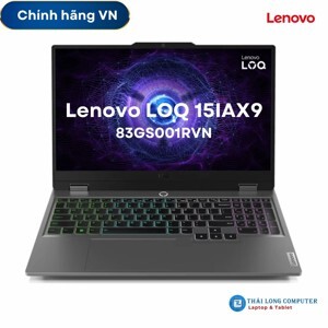 Laptop Lenovo LOQ 15IAX9 83GS001RVN - Intel core i5-12450HX, RAM 12GB, SSD 512GB, RTX 3050, 15.6 inch