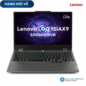 Laptop Lenovo LOQ 15IAX9 83GS001RVN - Intel core i5-12450HX, RAM 12GB, SSD 512GB, RTX 3050, 15.6 inch