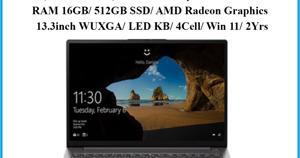Laptop Lenovo Thinkbook 13S G3 ACN 20YA003BVN - AMD Ryzen 7-5800U, 16GB RAM, SSD 512GB, AMD Radeon graphics, 13.3 inch