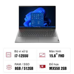 Laptop Lenovo ThinkBook 15 G4 IAP 21DJ00CSVN - Intel core i7-1255U, 8GB RAM, SSD 512GB, Nvidia GeForce MX550 2GB GDDR6, 15.6 inch