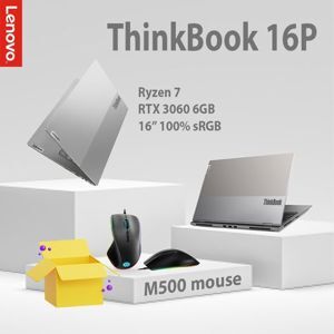 Laptop Lenovo Thinkbook 16P G2 ACH 20YM003LVN - AMD Ryzen 7-5800H, RAM 16GB, SSD 512GB, NVIDIA GeForce RTX 3060, 16 inch