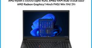 Laptop Lenovo Thinkpad E14 G3 20Y700BHVN - AMD Ryzen 5 5500U, 8GB RAM, SSD 512GB, AMD Radeon Graphics, 14 inch