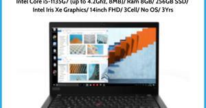 Laptop Lenovo Thinkpad T14 Gen 2 20W1S8Y900 - Intel core i5 1135G7, 8GB RAM, SSD 256GB, Intel Iris Xe Graphics, 14 inch