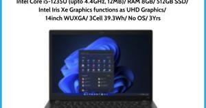 Laptop Lenovo ThinkPad T14 Gen 3 21AH00JEVA - Intel Core i5-1235U, 8GB RAM, SSD 512GB, Intel Iris Xe Graphics, 14 inch