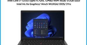 Laptop Lenovo Thinkpad X1 Carbon Gen 10 21CBS15Q00 - Intel Core i7-1255U, 16GB RAM, SSD 512GB, Intel Iris Xe Graphics, 14 inch