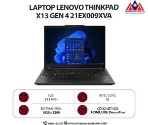 Laptop Lenovo ThinkPad X13 Gen 4 (21EX009XVA) - Intel core I5-1335U, Ram 16GB, SSD 512GB, Intel Iris Xe, 13.3 inch