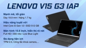 Laptop Lenovo V15 G3 IAP 82TT0064VN - Intel Core i5-1235U, 8GB RAM, SSD 512GB, Intel UHD Graphics, 15.6 inch