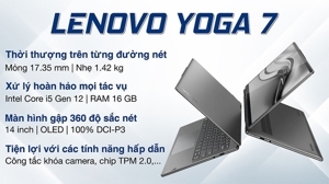 Laptop Lenovo Yoga 7 14IAL7 82QE000RVN - Intel Core i5-1240P, 16GB RAM, SSD 512GB, Intel Iris Xe Graphics, 14 inch