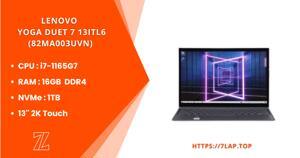 Laptop Lenovo Yoga Duet 7 13ITL6 82MA003UVN - Intel Core i7-1165G7, 16GB RAM, SSD 1TB, Intel Iris Xe Graphics, 13 inch