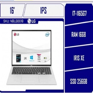 Laptop LG Gram 16Z90P-G.AH73A5 - Intel Core i7-1165G7, 16GB RAM, SSD 256GB, Intel Iris Xe Graphics, 16 inch