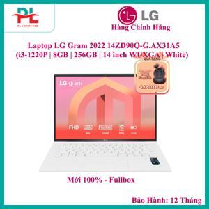 Laptop LG Gram 2022 14ZD90Q-G.AX31A5 - Intel core i3, 8GB RAM, SSD 256GB, Intel UHD Graphics, 14 inch