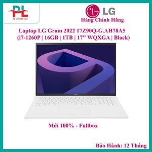 Laptop LG Gram 2022 17Z90Q-G.AH78A5 - Intel Core i7, 16GB RAM, SSD 1TB, Intel Iris Xe Graphics, 17 inch