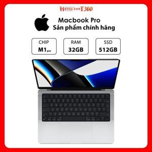 Laptop Apple MacBook Pro 14 M1 Pro 2021- 8‑core, RAM 32GB, SSD 512GB, 14‑core GPU, 14.2 inch