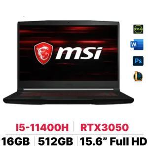 Laptop MSI Gaming GF63 Thin 11UC-444VN - Intel Core i5-11400H, 8GB RAM, SSD 512GB, Nvidia GeForce RTX 3050 4GB GDDR6, 15.6 inch