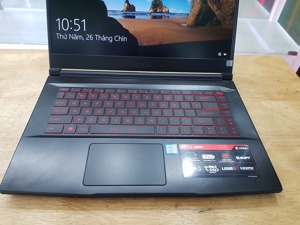 Laptop MSI GF63 8RD 218VN - Intel core i7-8750, 8Gb RAM, HDD 1TB, Nvidia GeForce GTX 1050Ti 4GB, 15.6 inch