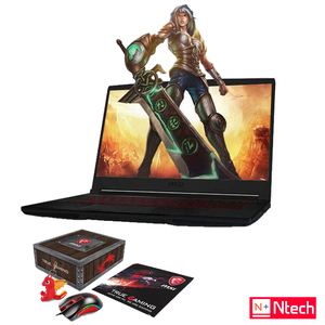 Laptop MSI GF63 8RD-221VN - Intel core i7-8750H, 8GB RAM, SSD 128GB + HDD 1TB, Nvidia GeForce GTX 1050Ti 4GB GDDR5, 15.6 inch