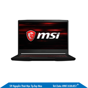 Laptop MSI GF63 Thin 10SC 468VN - Intel Core i5-10500H, 8GB RAM, SSD 512GB, Nvidia GeForce GTX 1650 Max-Q Design 4GB GDDR6, 15.6 inch