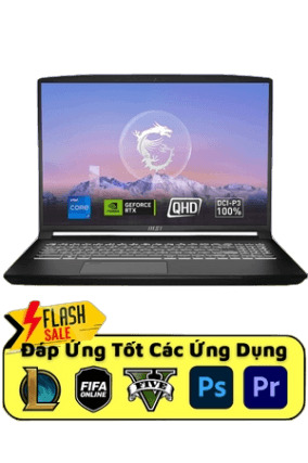 Laptop MSI GF63 Thin 10SCSR 830VN - Intel core i7-10750H, 8GB RAM, SSd 512GB, Nvidia Geforce GTX1650 Ti Max Q 4GB GDDR6, 15.6 inch